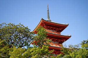 Prachtige tempel in Kyoto - Japan. van M. Beun