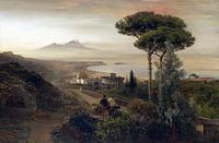 Vesuvius and Bay of Naples, OSWALD ACHENBACH, 1884