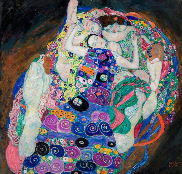 achter Raffinaderij periode De Maagd, Gustav Klimt... op canvas, behang, poster en meer