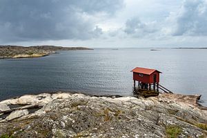 Gebäude in Mollösund in Schweden