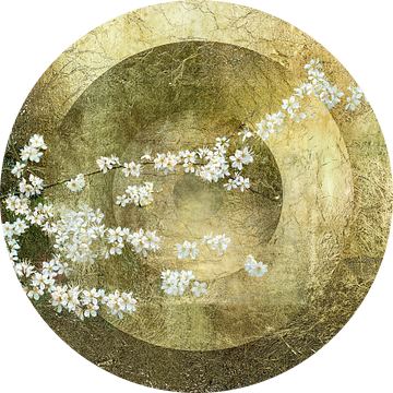 Bloesem. Japandi stijl. Wabi-Sabi. van Alie Ekkelenkamp