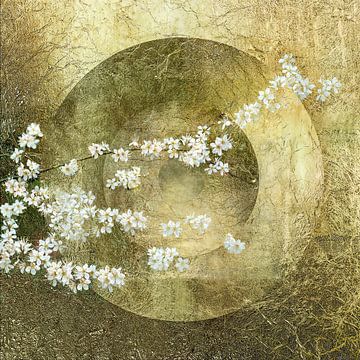 Bloesem. Japandi stijl. Wabi-Sabi. van Alie Ekkelenkamp