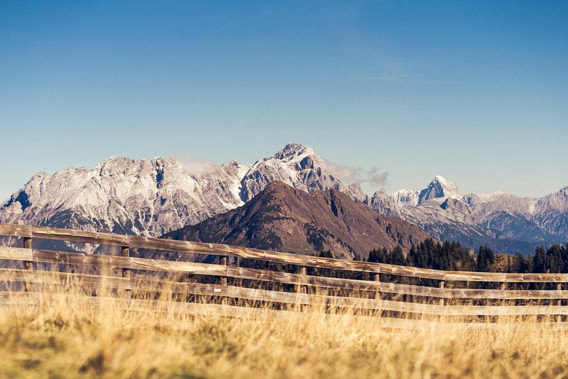 Vue sur les Alpes orientales près de Saalbach-Hinterglemm par Shanti Hesse