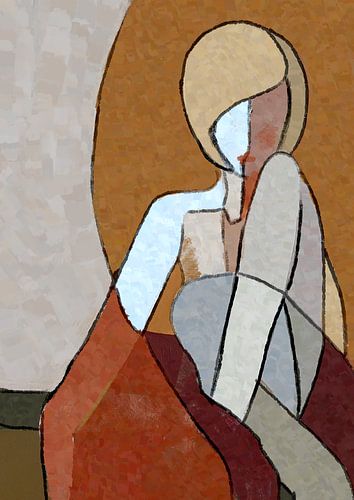 abstract woman of light morality by De nieuwe meester