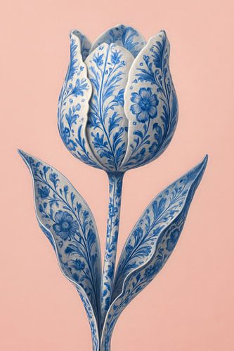 Blaue Delfter Tulpe - Blühendes Erbe