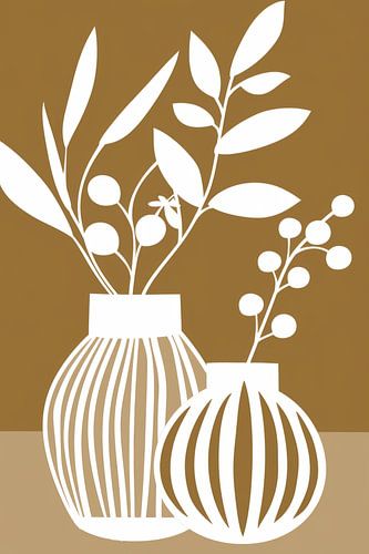 Modern illustration in bohemian style by Japandi Art Studio