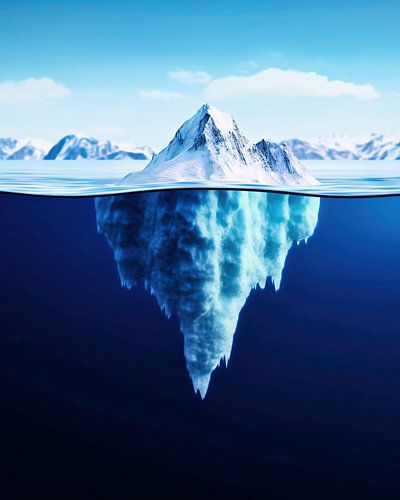 Eisberg in der Arktis