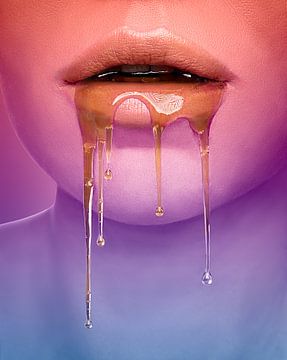 Lippen in honing van Stanislav Pokhodilo