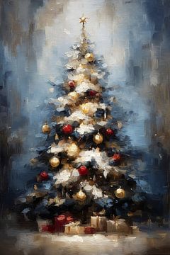 Weihnachtsbaum in der Dämmerung Nr. 1 von Studio BB