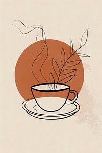 Minimalistisch Kaffee