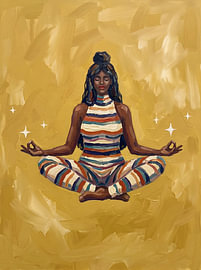 Golden Zen Woman by HUGO