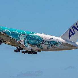 ANA Airbus A380 Passagierflugzeug. von Jaap van den Berg