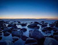 Blue hour on Alnes beach, Norway