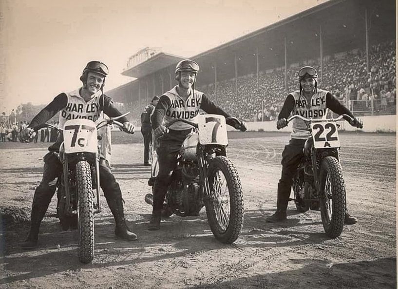 HD-Rennstrecke im Stadion von harley davidson