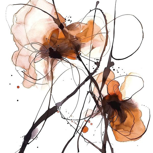 Summer Transparency of Delicate Flowers by Color Square
