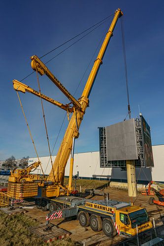 Liebherr-Kran LTM 1500-8.1 von Van Marwijk.