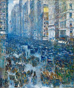 Childe Hassam, Fifth Avenue (New York), 1919 van Atelier Liesjes