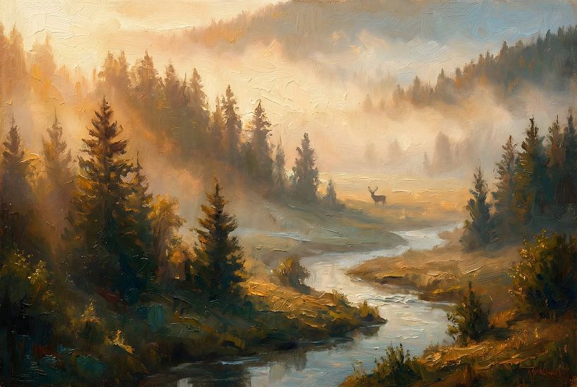 Whispers of the morning valley by levi schreuder