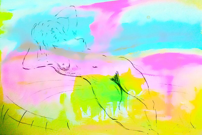 Liegender Akt von M.A. Ziehr