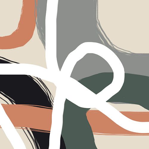 Moderne abstracte kunst - Lijnen en vormen 9