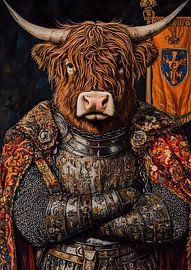 Chevalier Highland Cow sur Niklas Maximilian