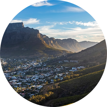 Kaapstad met de Tafelberg van Antwan Janssen