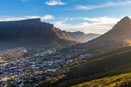 Kaapstad met de Tafelberg