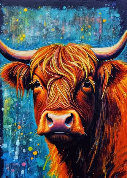 Highland Cow 2 by MIROKKU