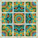 Kleurrijk Mandala van Marion Tenbergen thumbnail