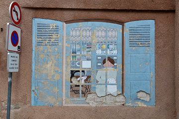 Mural in French village by Blond Beeld