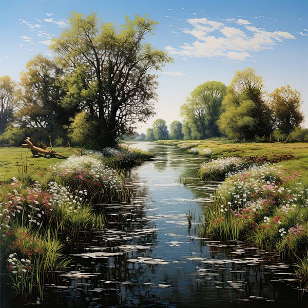 Landscape | Landscape by ARTEO Paintings