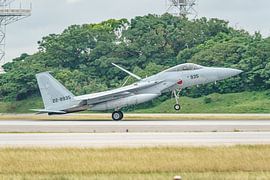 Landung einer japanischen McDonnell Douglas F-15J Eagle. von Jaap van den Berg