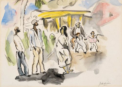 Jules Pascin, Zuidelijk tafereel, 1916