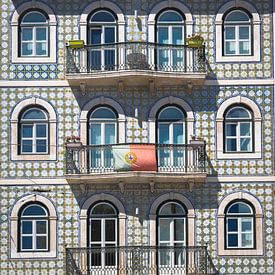 Lissabon-Fassade von Mark de Boer