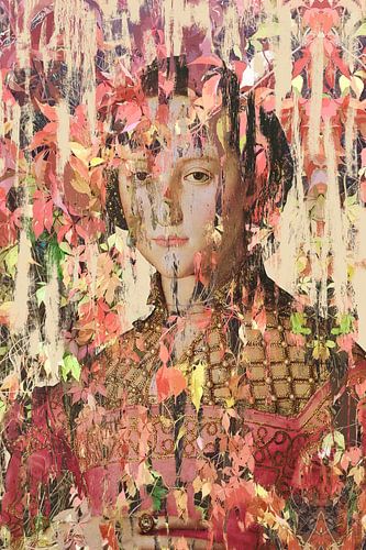 Virginia Creeper Pink Portrait