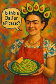 Frida - Is this a Dali or a Picasso? by Moonheart Artworks
