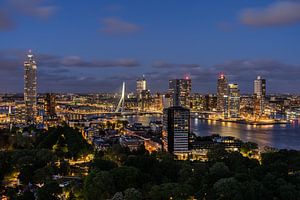 Uitzicht op Rotterdam vanuit de Euromast