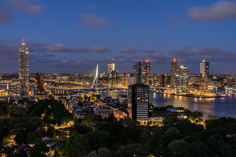 Vue de Rotterdam depuis l'Euromast par Jeroen de Jongh Photographie