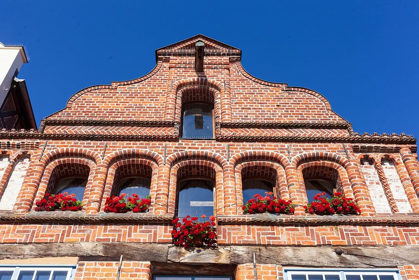 Historical House Facade Am Stintmarkt, Old Town, Lüneburg, Lower Saxony, Germany, Europe by Torsten Krüger