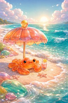 Jelly-Core Coastal Sunset Crab by Avinigav