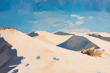 Zandduinen landschap van Poster Art Shop