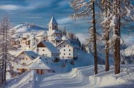 Italie winter landschap. van Giovanni della Primavera thumbnail