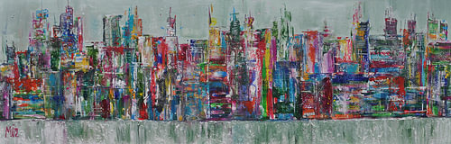 Cityscape green long