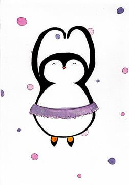 Ballerina Penguin by DaizyArt