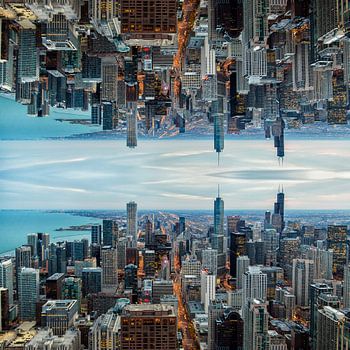 Skyline Chicago Spiegel 1