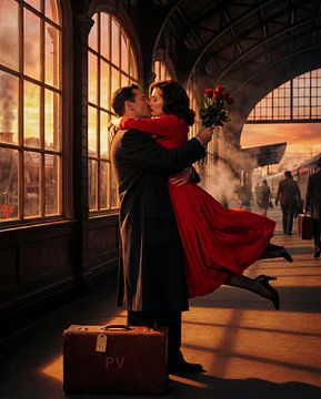 Un amour éternel à la gare