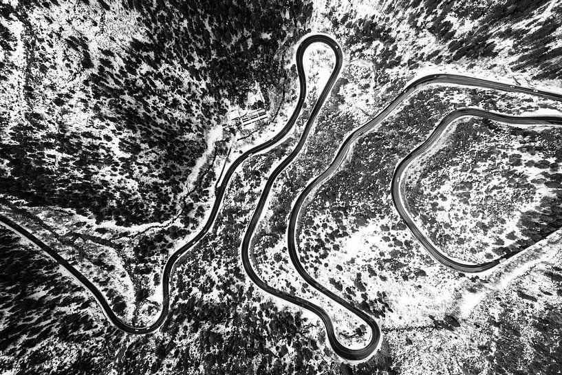 Kurvenreiche Straßen von Walljar