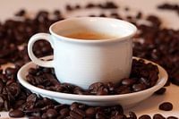 Een kop koffie.
