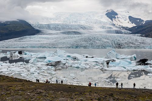 Fjallsárlón, gletsjermeer in IJsland