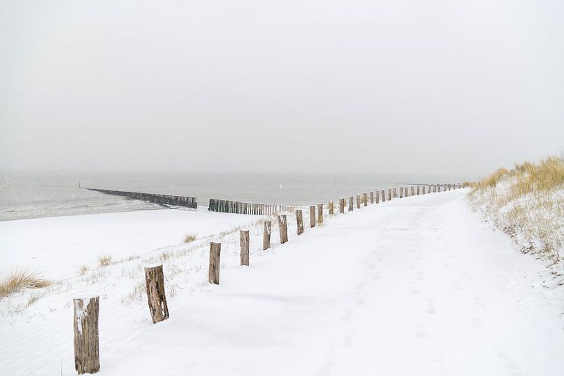 Sneeuw-wandeling van Henk Verstraaten